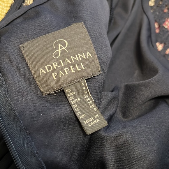 Adrianna Papell lace illusion gown. - Picture 5 of 6